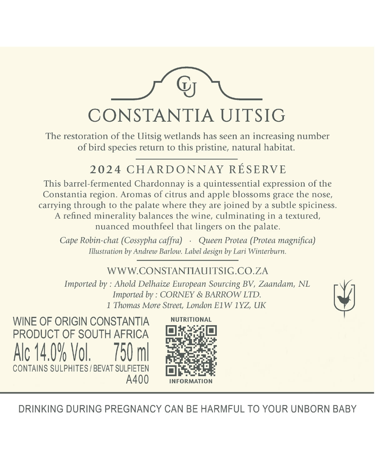Constantia Uitsig Chardonnay Reserve 2024