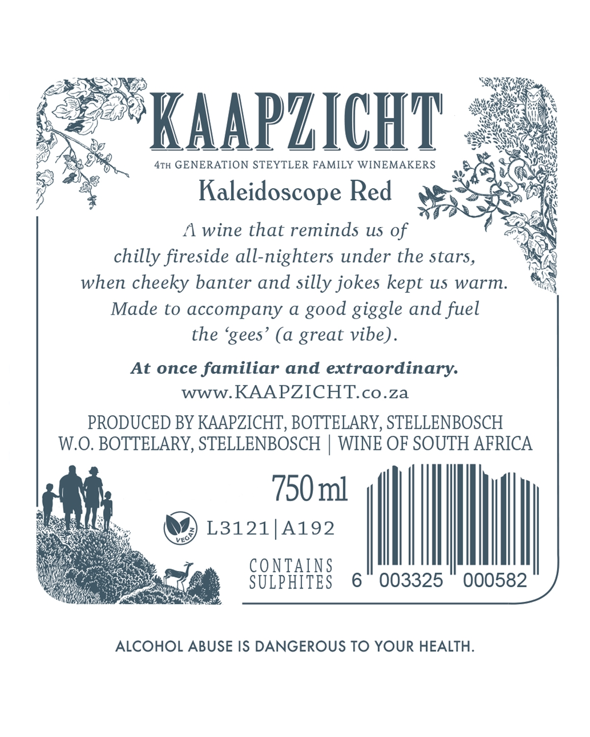 Kaapzicht The Family Range Kaleidoscope Red 2021