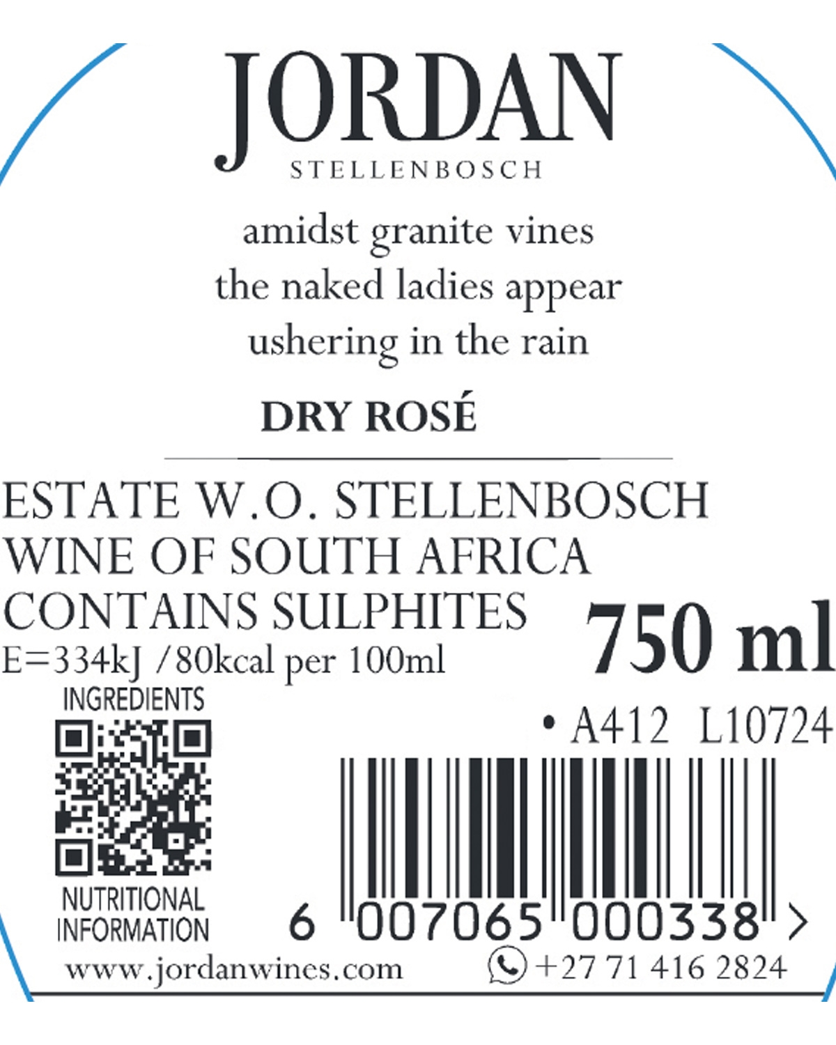 Jordan Dry Rosé 2024