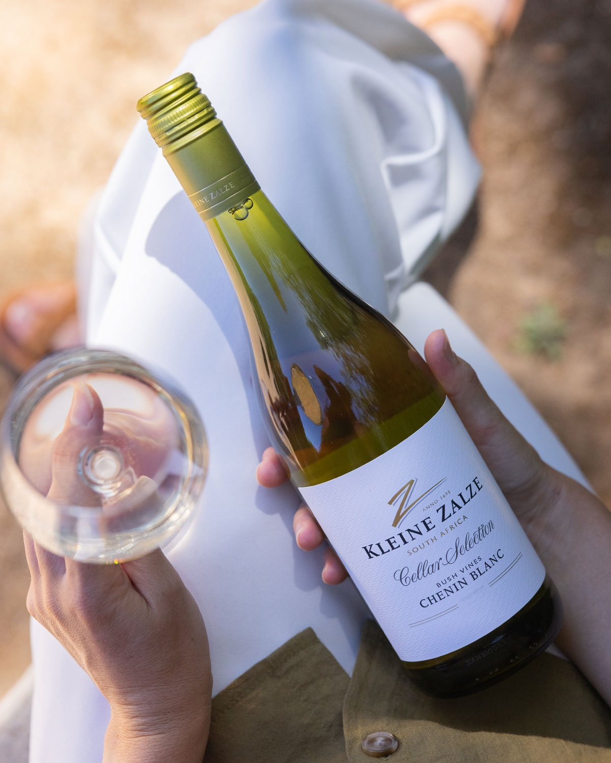 Kleine Zalze Cellar Selection Bush Vines Chenin Blanc 2025 - Buy 5 get 6
