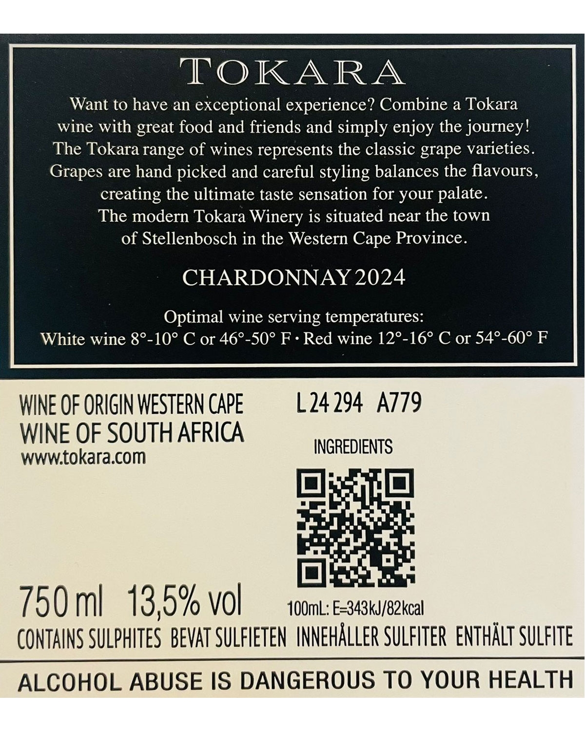 Tokara Chardonnay 2024