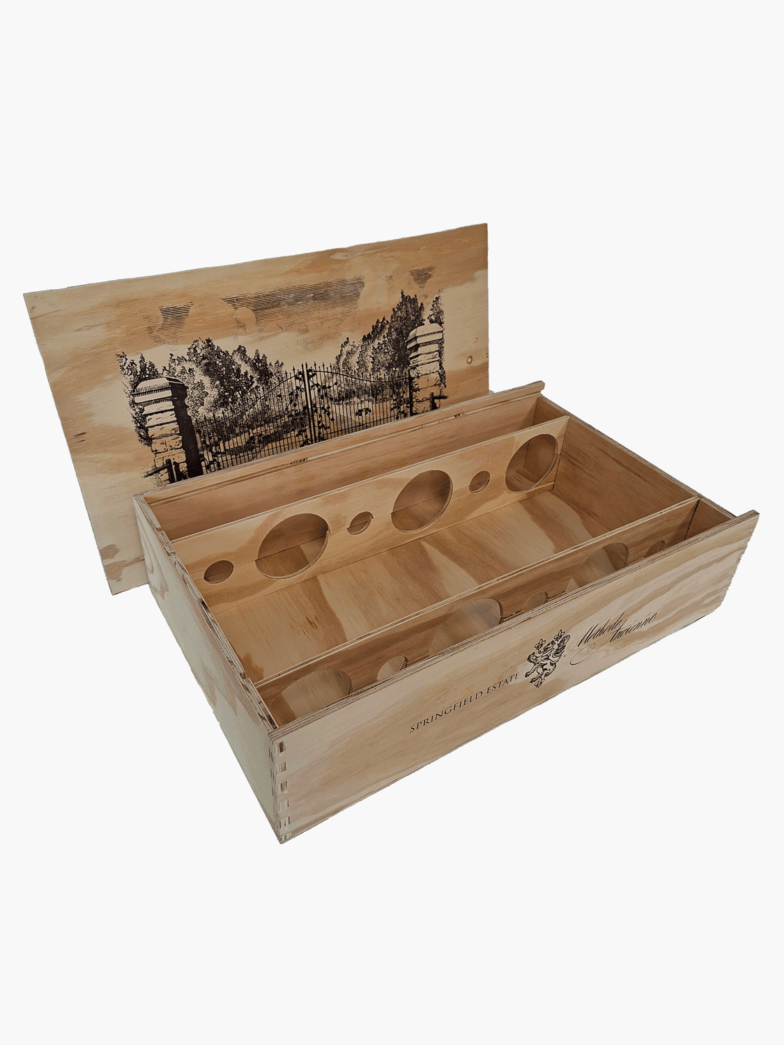 Wein Holzkiste vom Weingut Springfield 🍷📦