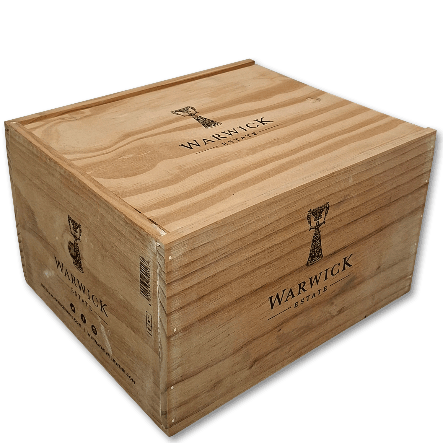 Wein Holzkiste vom Weingut Warwick 🍷📦
