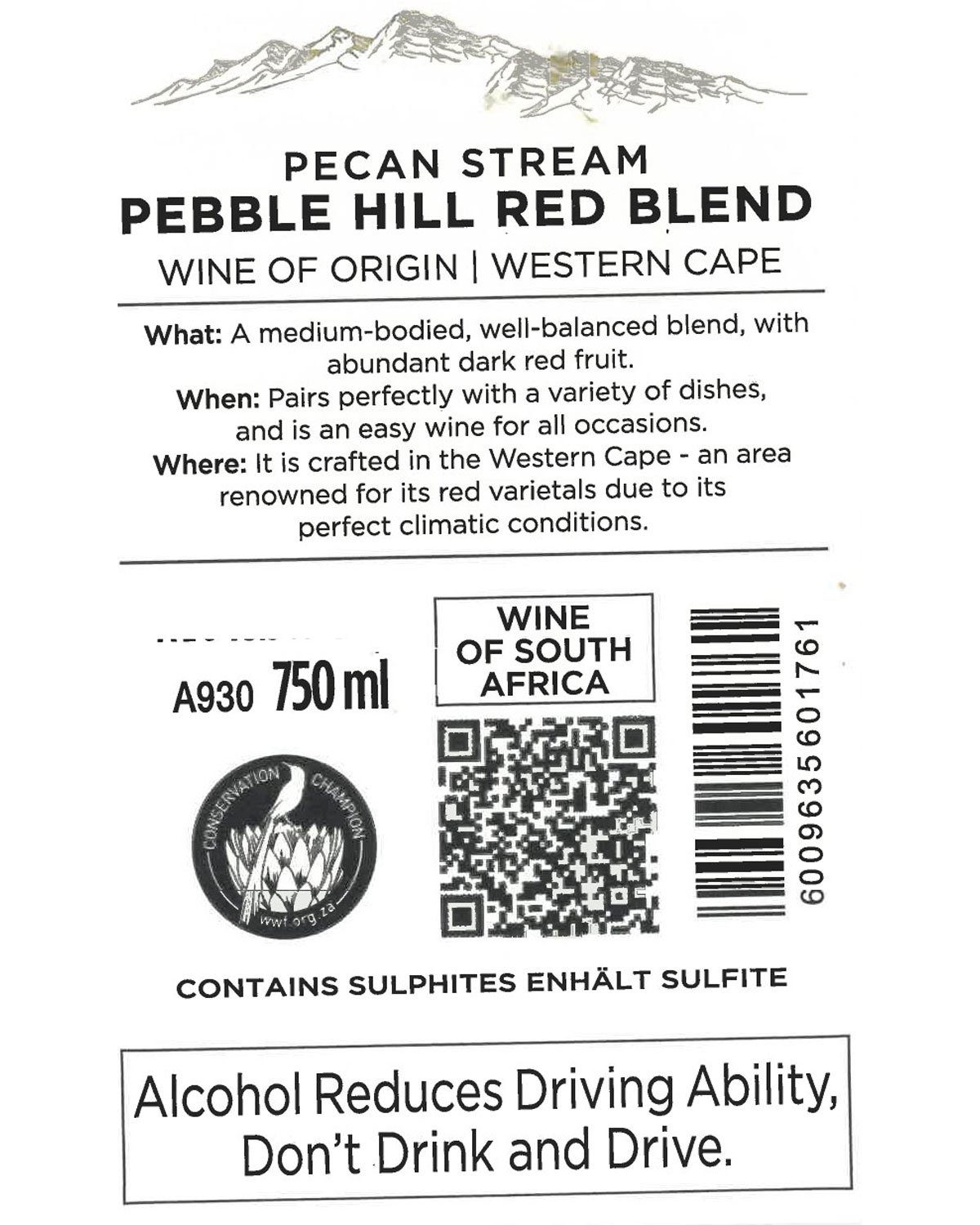 Waterford Pecan Stream Pebble Hill Red Blend 2021