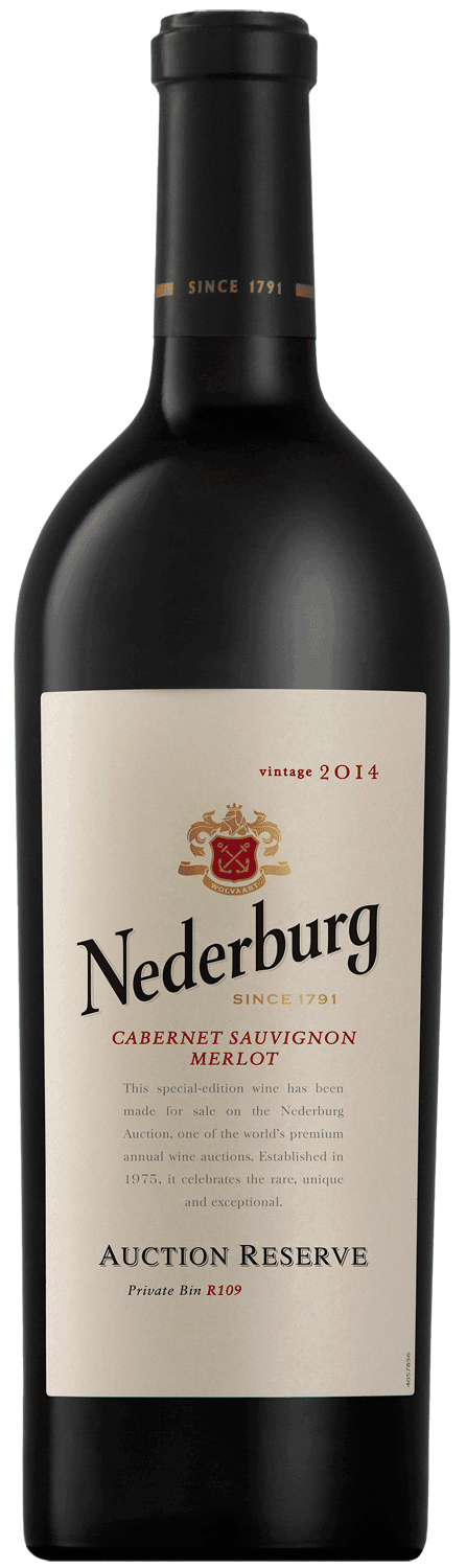 Nederburg Auction Reserve Private Bin Cabernet Sauvignon/ Merlot R109 2014