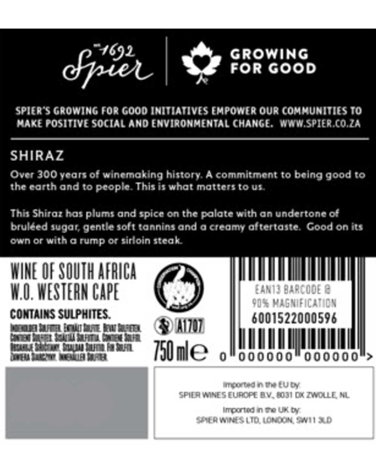 Spier Signature Collection Shiraz 2024