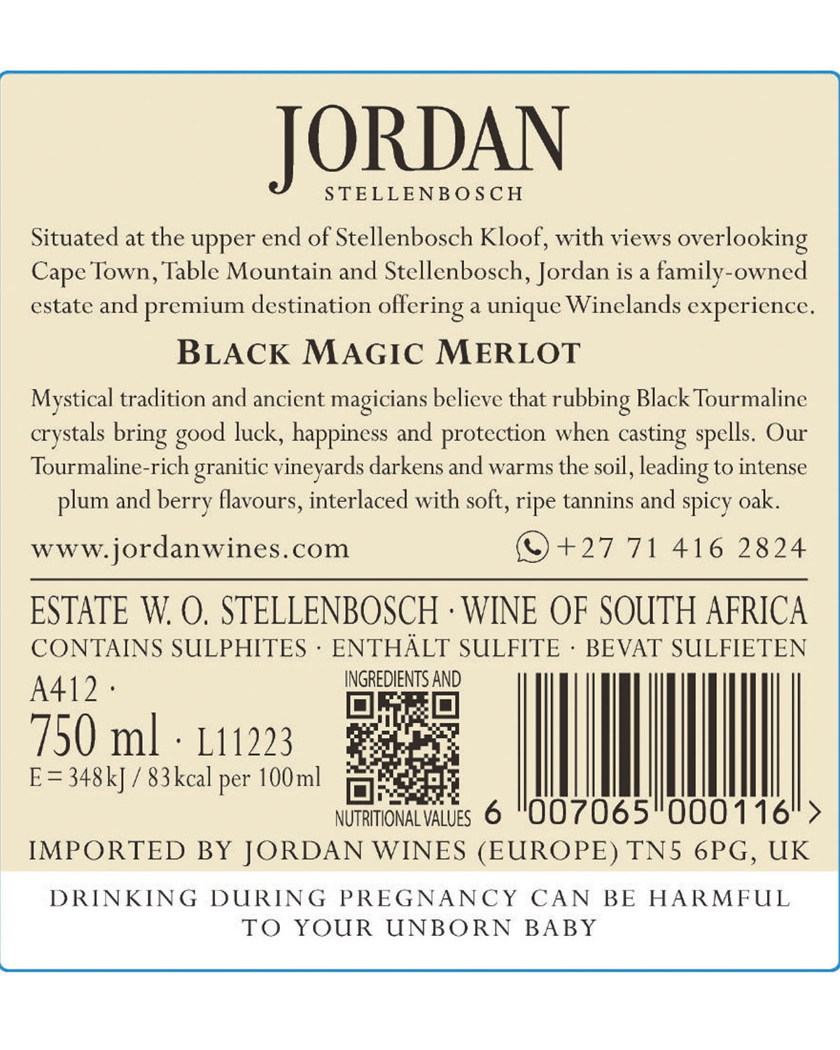 Jordan Black Magic Merlot 2022